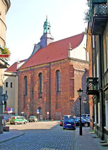 Die Kirche des hl. Bischofs Stanisław (Franziskanerkirche) in Kalisz(Kalisch)