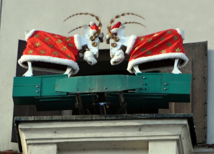 Poznańskie koziołki w okresie świątecznym