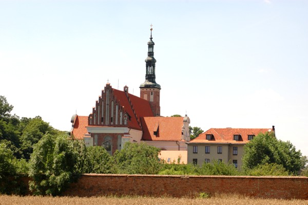 Das benediktiner Kloster in Lubiń