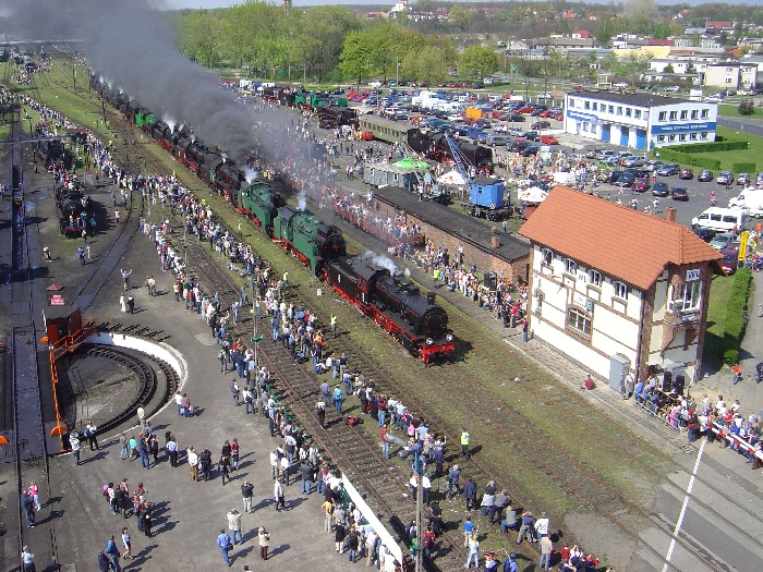 Die Lokparade in Wolsztyn