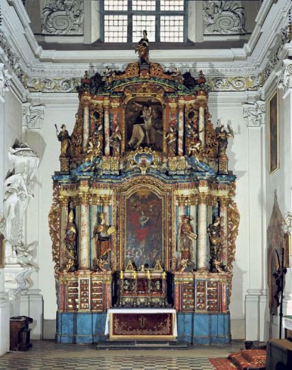 Reliquienaltar der hl. Ursula in der Kirche in Ląd