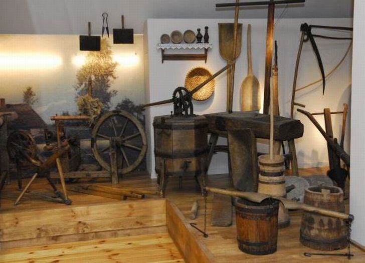 Exhibits on display at the Jarocin Regional Museum