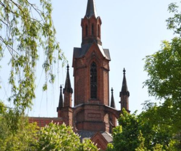 St. Nicholas Cathedral. View from the park