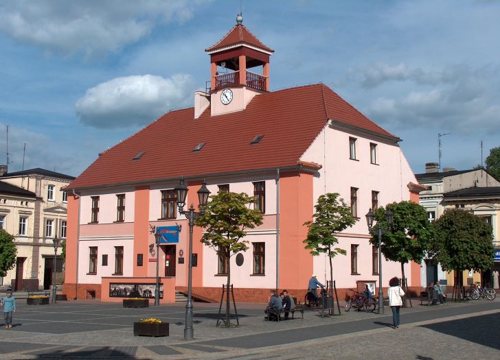 Ratusz w Ostrzeszowie - siedziba Muzeum Regionalnego